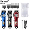 Kemei Km-234 Men Trimmer Clipper Professional Hair Trimmer Led Display Rechargeable Cordless Hair Clipper 2