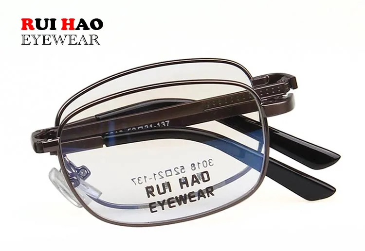 Faltbare Lesebrille 0.50 ~ 5,00 Harz linsen Presbyopische Brille Hoch auflösende Beschichtung brille Faltbare optische Brille – Detail 9