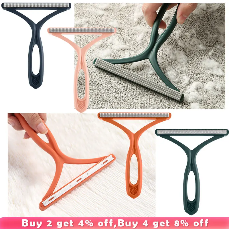 Силиконовый двусторонний инструмент для удаления шерсти домашних животных