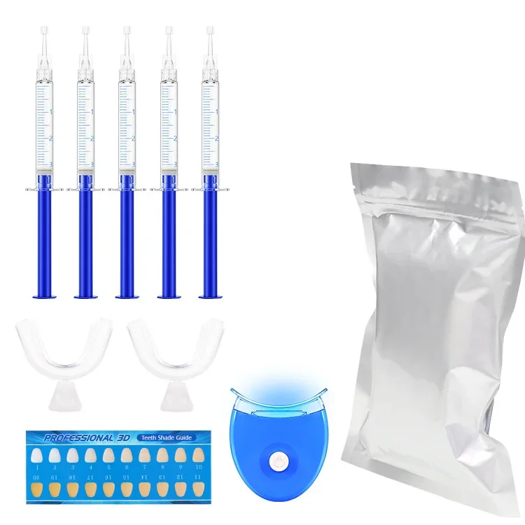 Teeth Whitening Kit Teeth Whitening Gel 44% Peroxide Dental Bleaching System Oral Gel Tooth Whitener White Teeth Tools Bleach