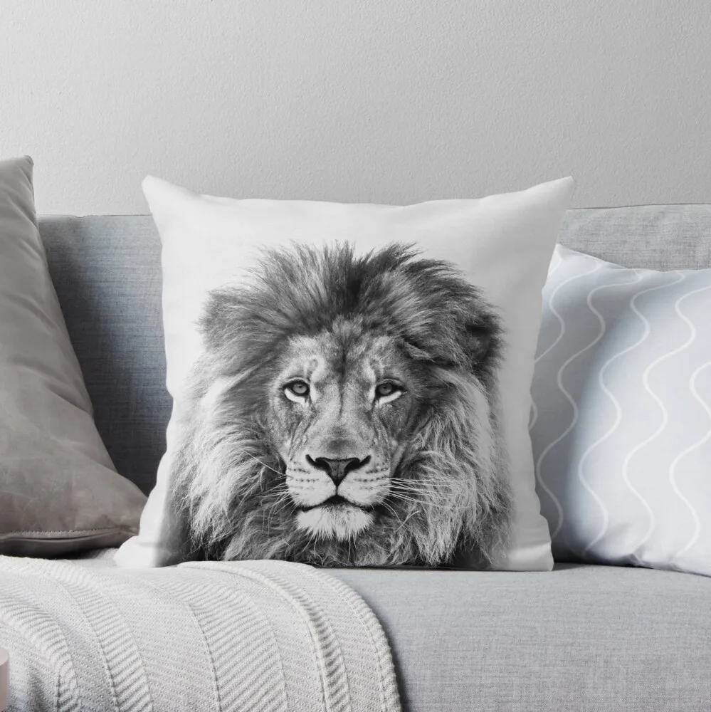 Pillowslip Lion Throw Pillow 100% Cotton Decor Case Home Cushion Cover 45*45cm | Дом и сад