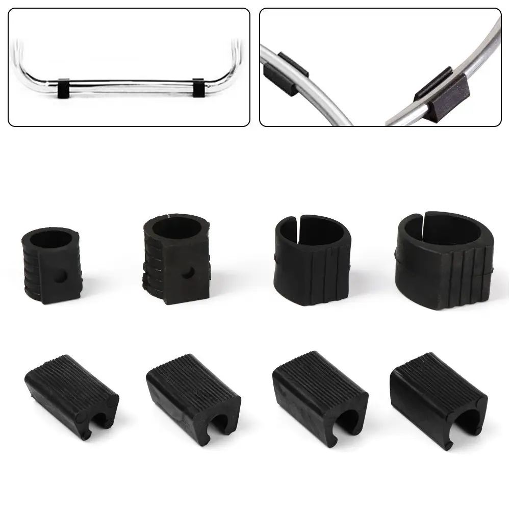 Chair Leg Pads 10Pcs Anti-front Tilt Glides Bumper U Shaped Non-slip Chair Leg Pad Damper Stool Useful Chair Leg Tube Caps Floor Protector