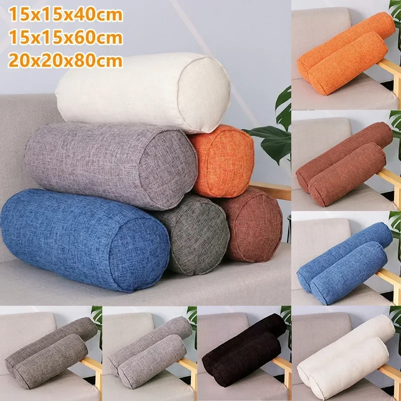 

Long Pillow Inner Round Body Cushion Pad Rectangular Sleep Nap Pillow Imitation Cotton Linen Cushion Home Bedroom Accessories