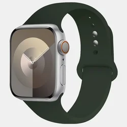 Premium Silicone Watch Strap Bracelet - Vibrant Colors & Versatile Design for 38 40 41 S10-42MM (24 olive)
