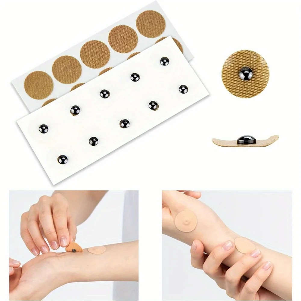 10/50/100pcs Magnetic Acupressure Patches Magnetic Care Body Acupoint Stickers Massage patches Acupuncture and Moxibustion