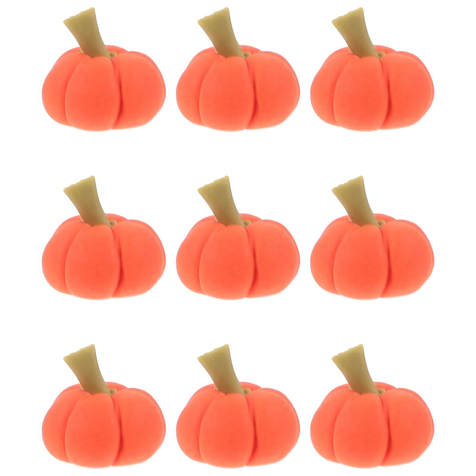 

10 Pcs Fake Pumpkin House Model Fall Table Decor Simulation Clay Miniature Faux