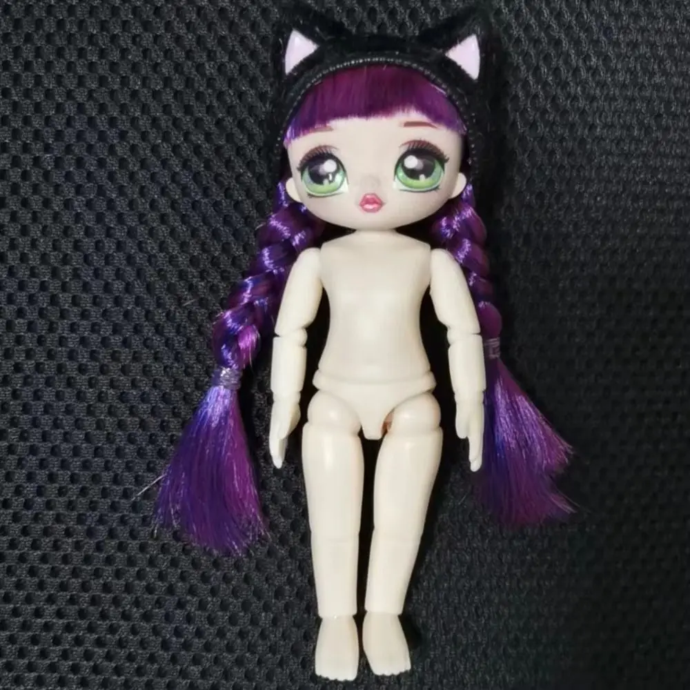 DIY 9.5cm 높이 구체 관절 피규어 바디 누드 장난감 다관절 드레스업 관절 누드 인형 4인치