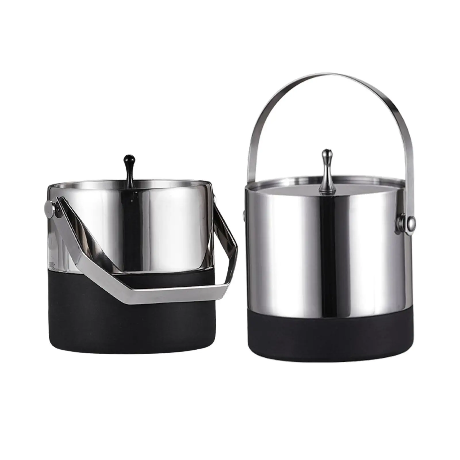 

Двойная стена, охлаждающее ведро для напитков, портативное ведро для шампанского для охлаждения шампанского, бара