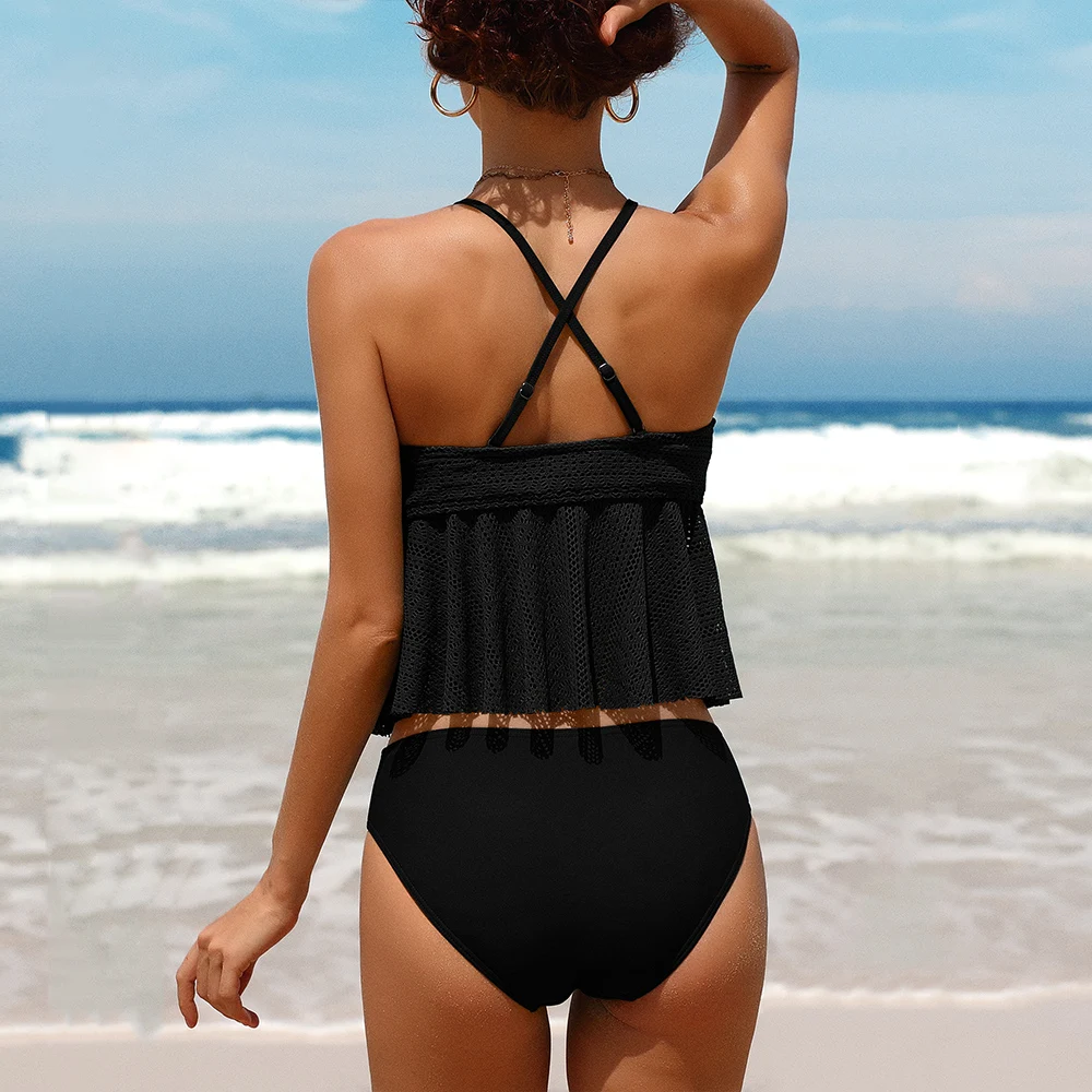 Anfilia Women Mokini One-piece Swimsuits 2022 New Fashion Sexy Soft Swimwear