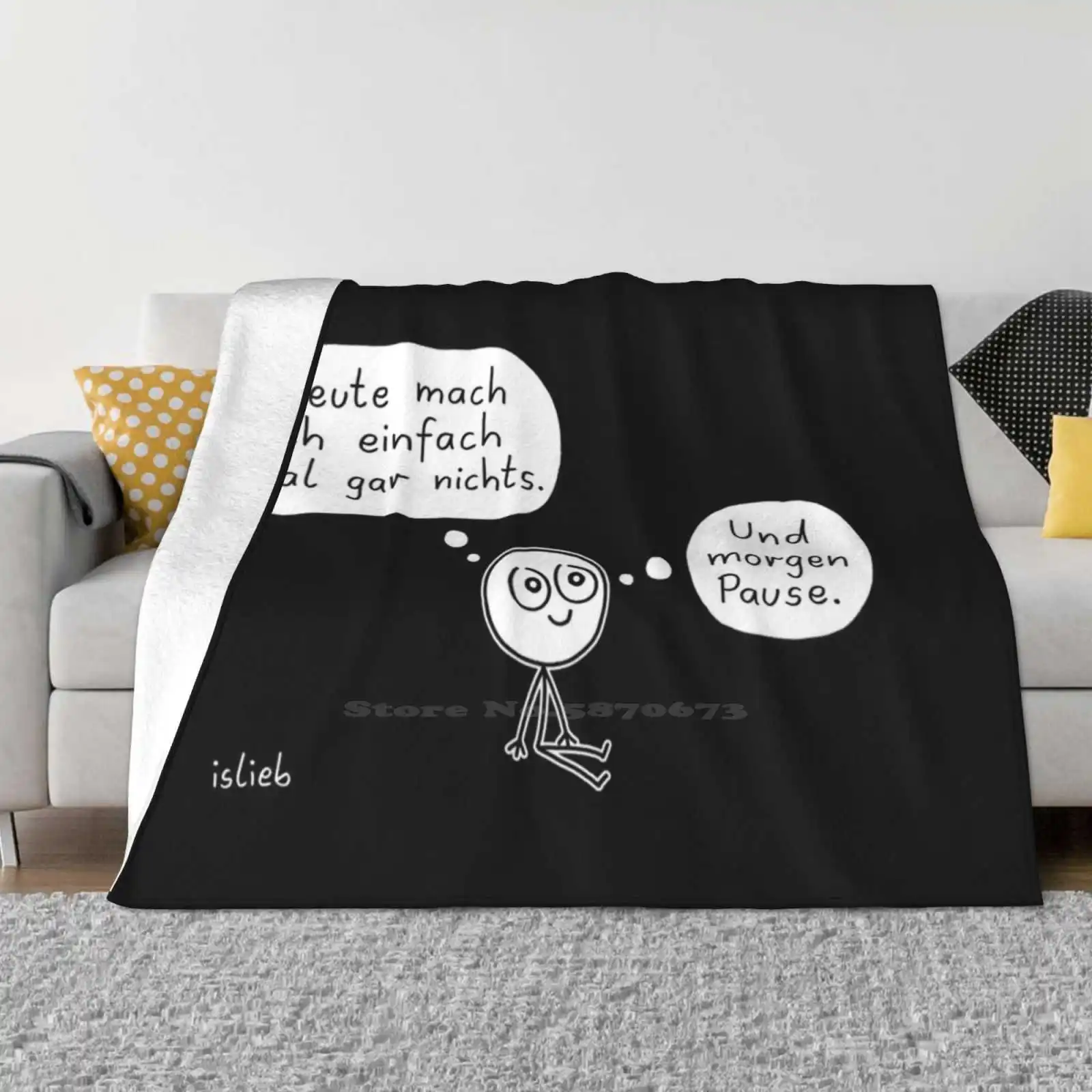 

Weekend Plans Trend Style Funny Fashion Soft Throw Blanket Weekend Break Take A Rest Stress Do Nothing Lazy Idleness Relax