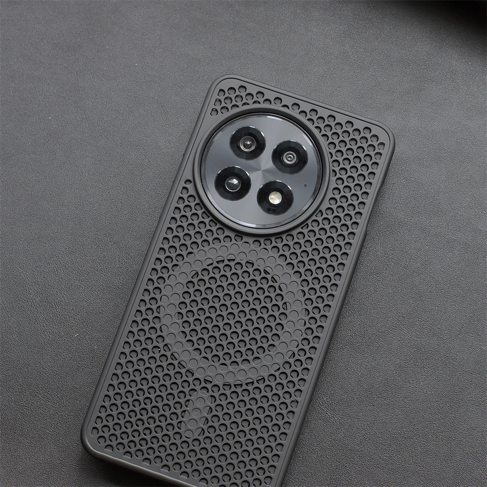 Honeycomb Heat Dissipation Breathable Magnetic Cooling Case with Wireless Charging Compatibility