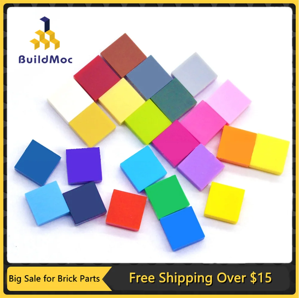 10 x Mixed Colours 4 pin x 4 pin Flat Plate Building Bricks LEGO Bulk Sale 