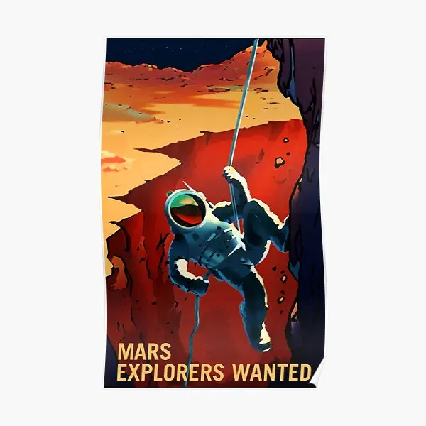 

Постер Mars Explorer на заказ, забавный винтажный Современный домашний декор, картина для комнаты, настенное украшение, картина без рамки