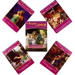 Spanish Los Angels Del Amor Oracle Cards Leisure Party Table Game Fortune-telling Prophecy Tarot Deck With PDF Guidebook