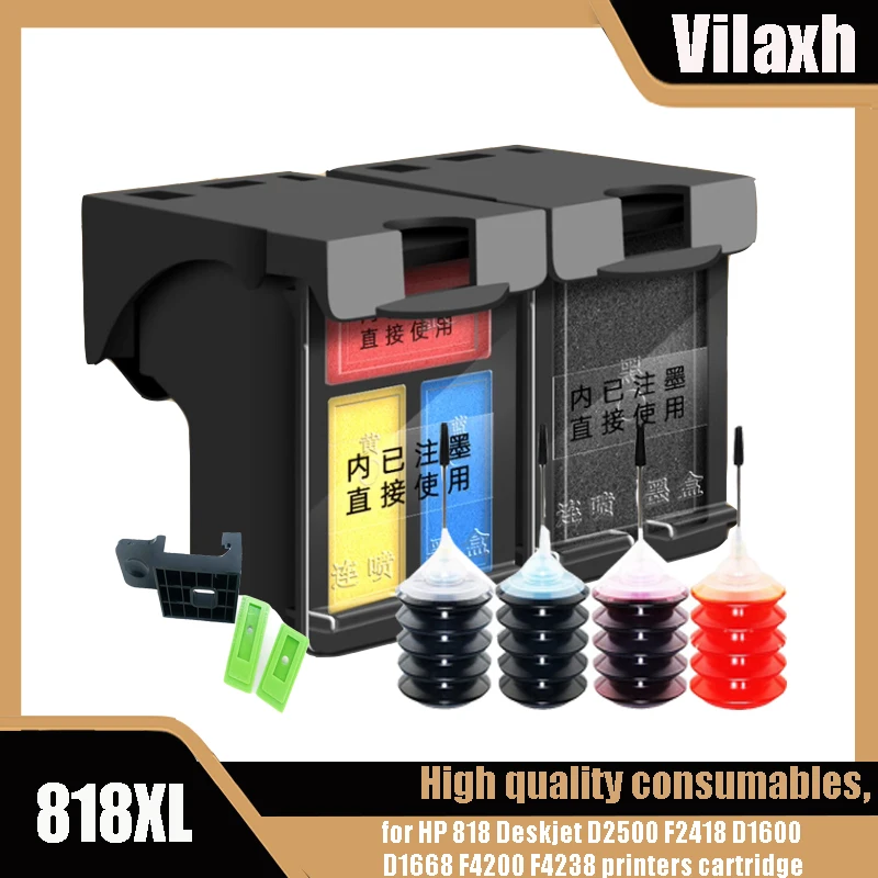

Картридж для принтера HP 818 Vilaxh 818XL Deskjet F2418 F2488 F4238 F4288 F4488 D2568