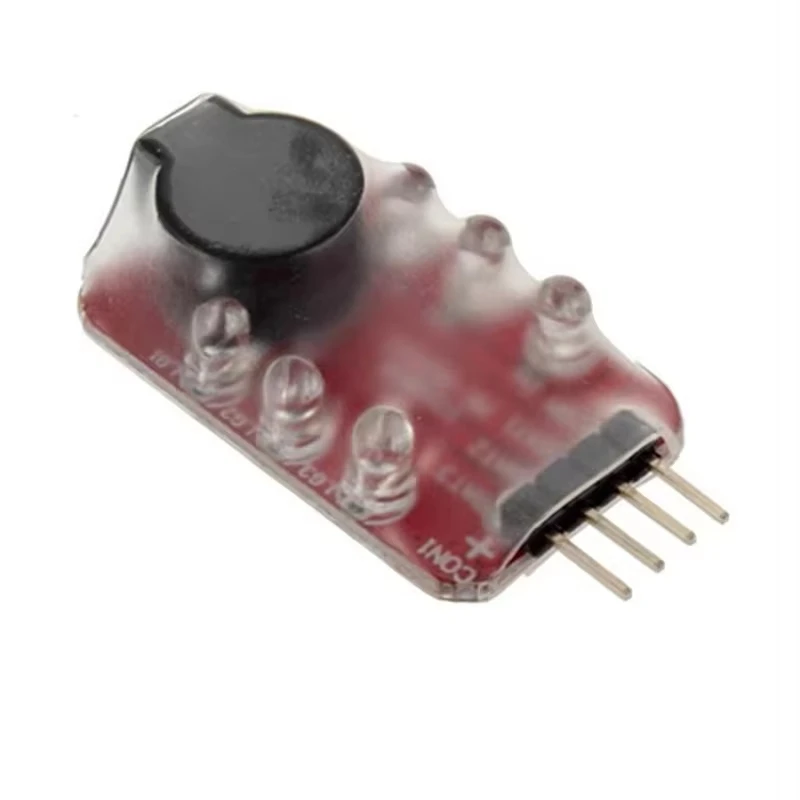 Avertisseur Batterie Lipo 1-8S avec Alarme Sonore et LED - Lot de 1, 2 ou 5