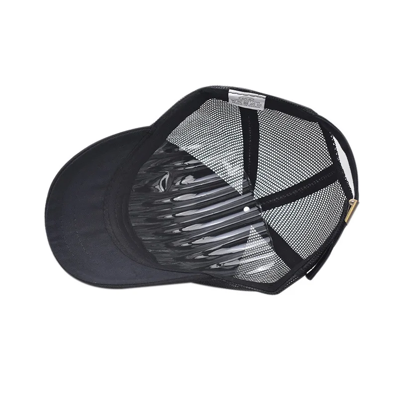 Short Brim Baseball Cap for Men Summer Cap Mesh Sun Hats for Women Solid Color Casual Cotton Summer Hats 5