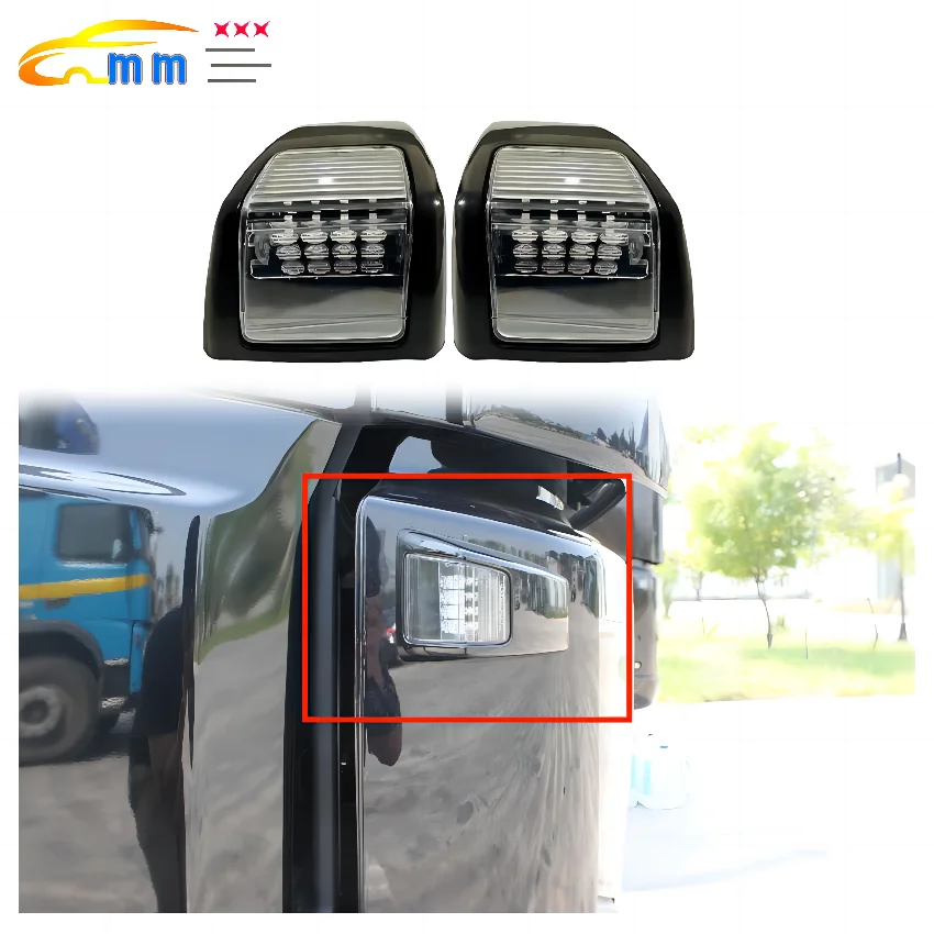 Clignotant Dynamique Ambre 24V Pour Volvo FH/FM - Feu De Position Latéral, Compatible Référence OEM 82114500/82114506