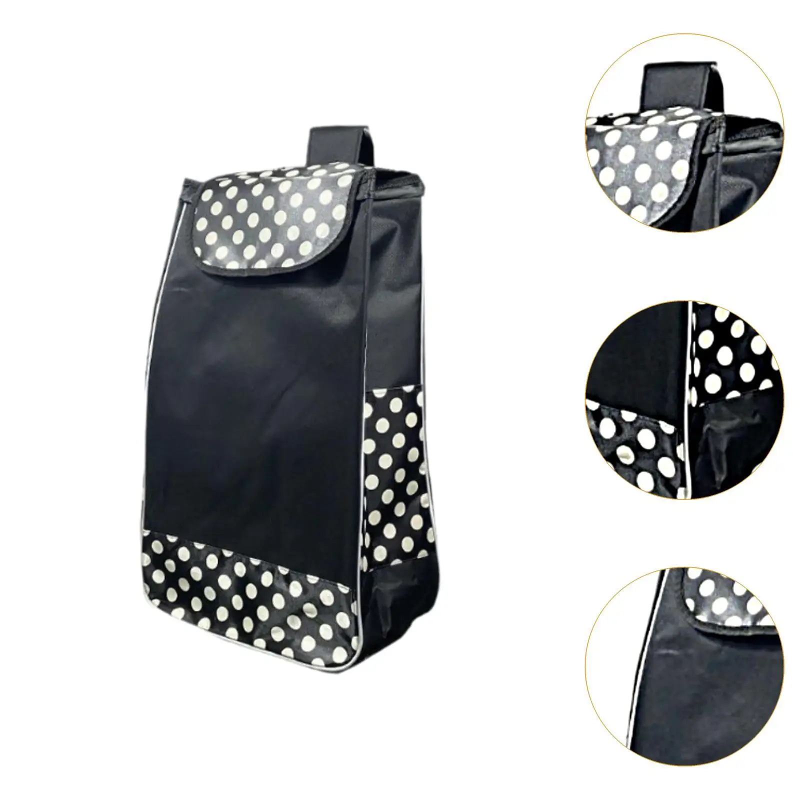Replacement Bag for Shopping Cart Large Capacity Foldable Grocery Cart Bag for Utility Cart Folding Carts Grocery Shopping Carts 5