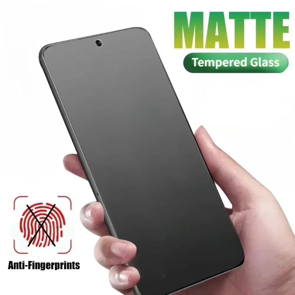 Matte Protective Glass For Xiaomi Poco X6 Pro 5G X5 X3 X4 GT C40 C65 Screen Protector Poco F5 F6 Pro F4 F3 M6 M5S M4 M3 Pro Film