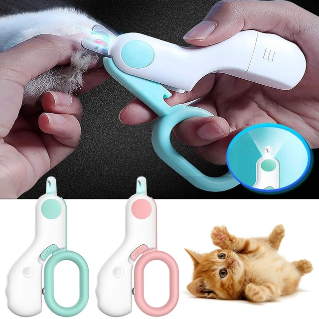 Dog Nail Clippers With LED Light Grooming and Care Cat Dogs Trimmer Pet  Nail Clippers For Puppy Kitten Cleaning Accessories