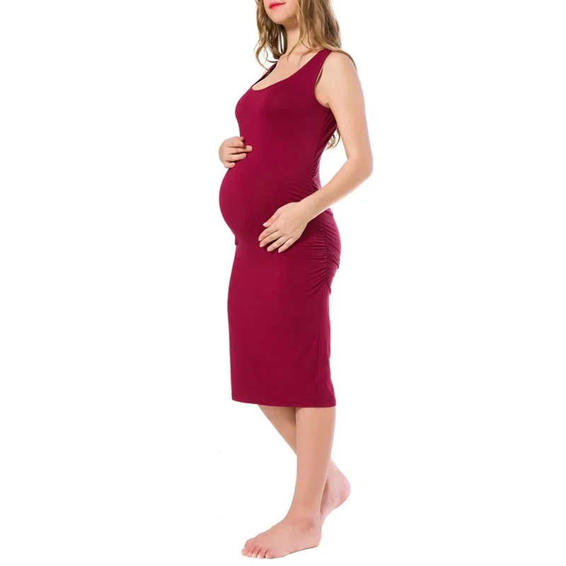 Women Short Sleeve Maternity Dresses for Casual Pregnancy Shower Home with womens dresses
