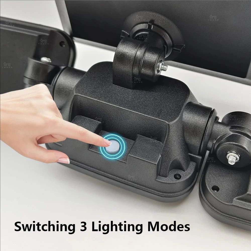 Solar Power Wall Lights Outdoor Motion Sensor Human Induction 3Modes Floodlights