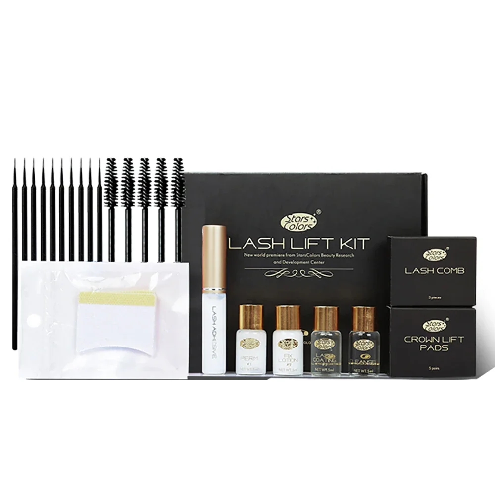 Kit de Rehaussement Rapide des Cils pour Salon Esthétique, Accessoire de Maquillage des Yeux en 5 à 8 Minutes, Recourbeur pour Souligner le Regard, Outil d'Esthéticienne