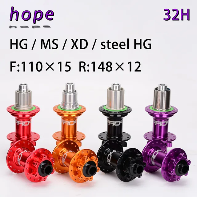 HOPE Pro 4 自転車ハブブースト 32 穴 6 ボルトディスクブレーキ HG/MS