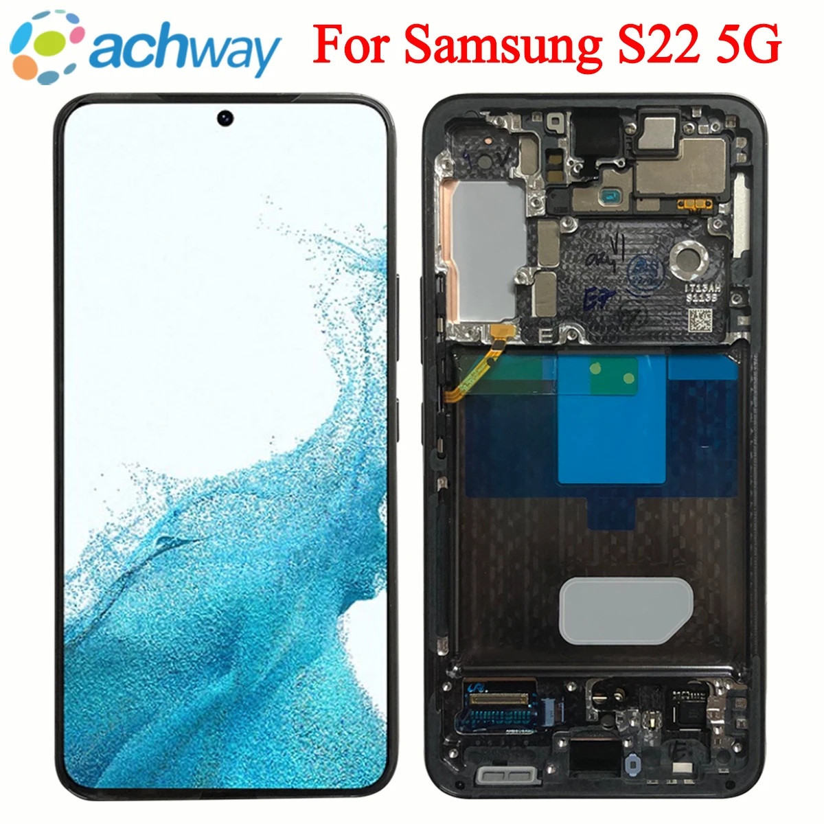 

Tested 6.1 inch For Samsung Galaxy S22 5G LCD SM-S901B SM-S901U Display Touch Screen Digitizer Assembly For Samsung S22 Display