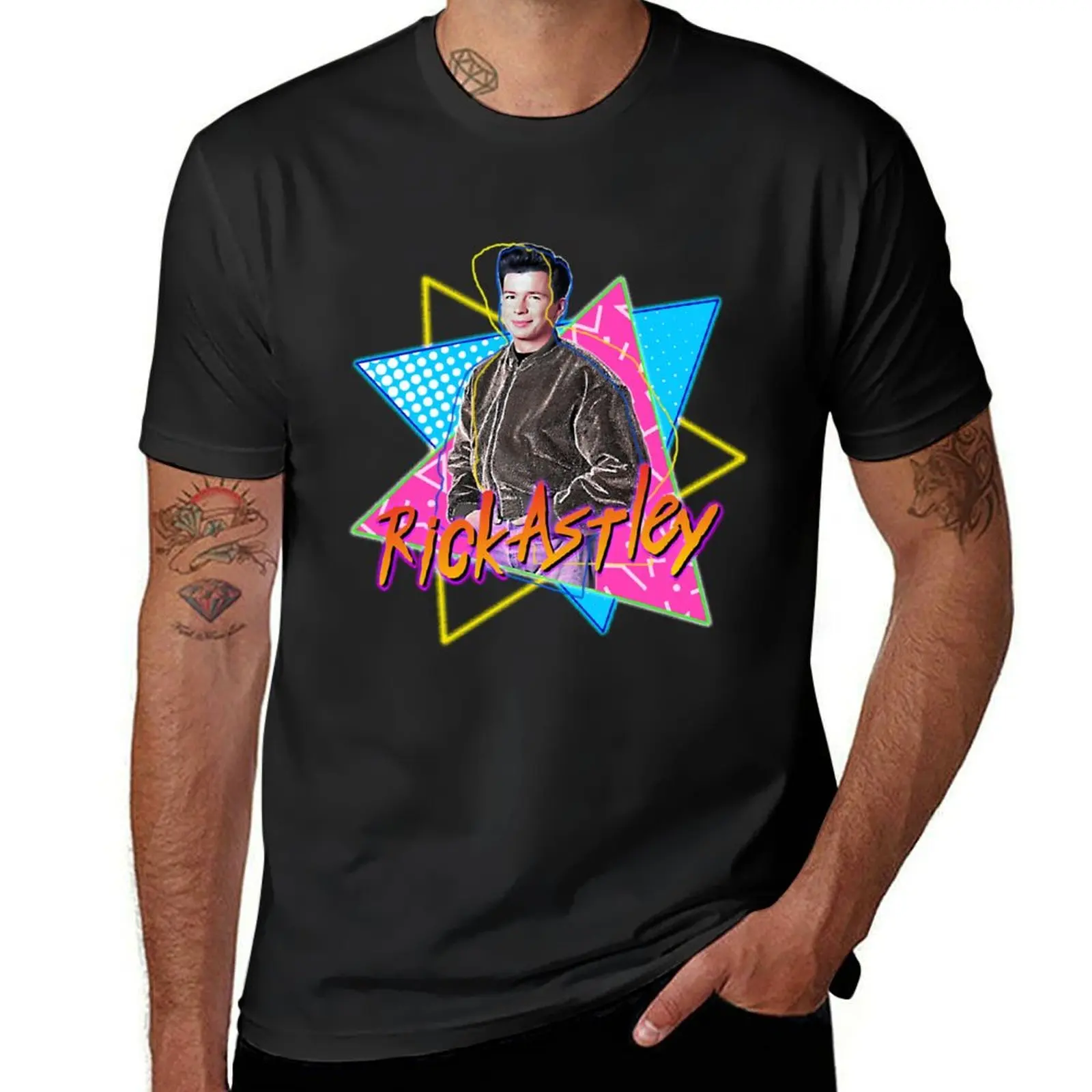 

Gifts Idea Rick Astley Never Gonna Get Any Cooler Fanart Tribute Christmas T-Shirt Blouse new edition t shirts men