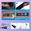 LED Matrix Pixel Panel, Scrolling Bright Advertising LED Signs, Flexible USB 5V LED Car Sign Bluetooth App Control 5