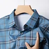 2024 Summer New Men's Business Casual Printed Short Sleeved Shirt Fashion Comfortable Wrinkle Resistant Top 3