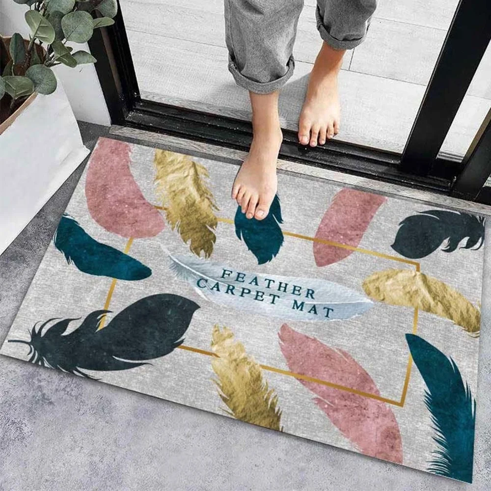 Floor Mat Non Slip Mat Door Mat Fun Doormat Anti-slip Door Mat Bath Mats Super Absorbent Home Bathroom Floor Carpet