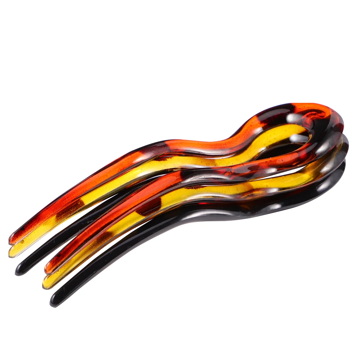 

3 Pcs Resin Hairpin Long Fork Women Clip Vintage Holder Decorative Stick Pins Dreadlock Accessories