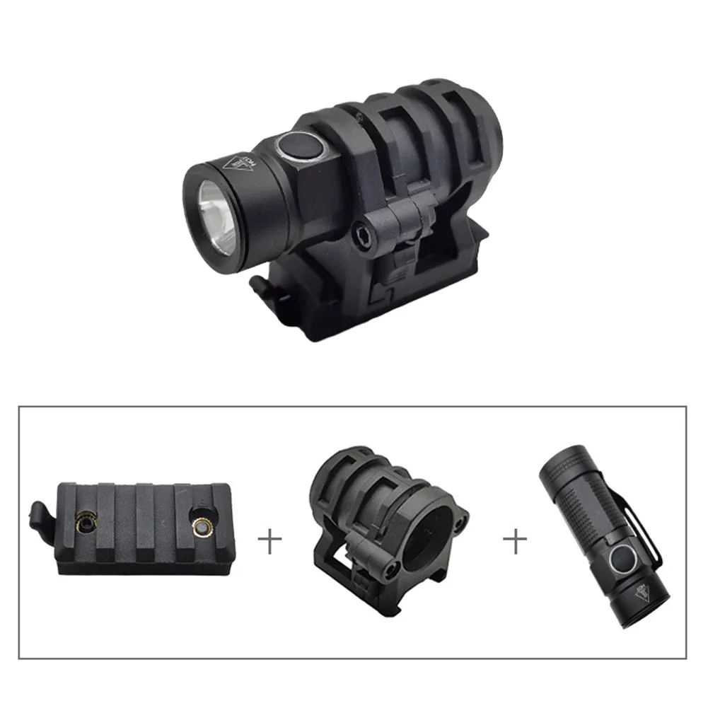 Tactical Airsoft Strobe Consant Momentary Helmet Lamp With white Scout light Helmet Lamp FAST Hunting Helmet Flashlight 5