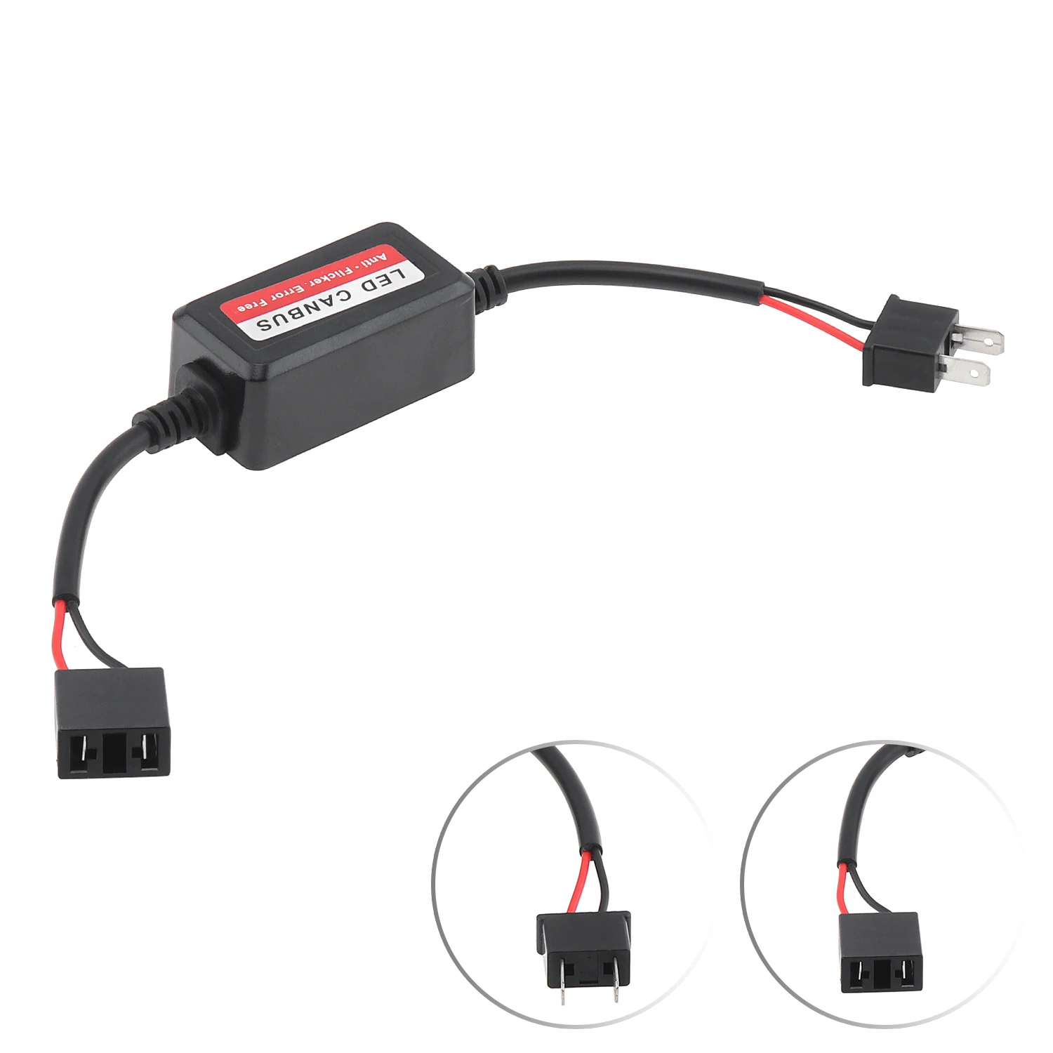 

H7 Car Headlight Adapter Anti Flickering Resistor Decoder LED Canbus Decoder Car Headlights Bulbs Error Free Resistor