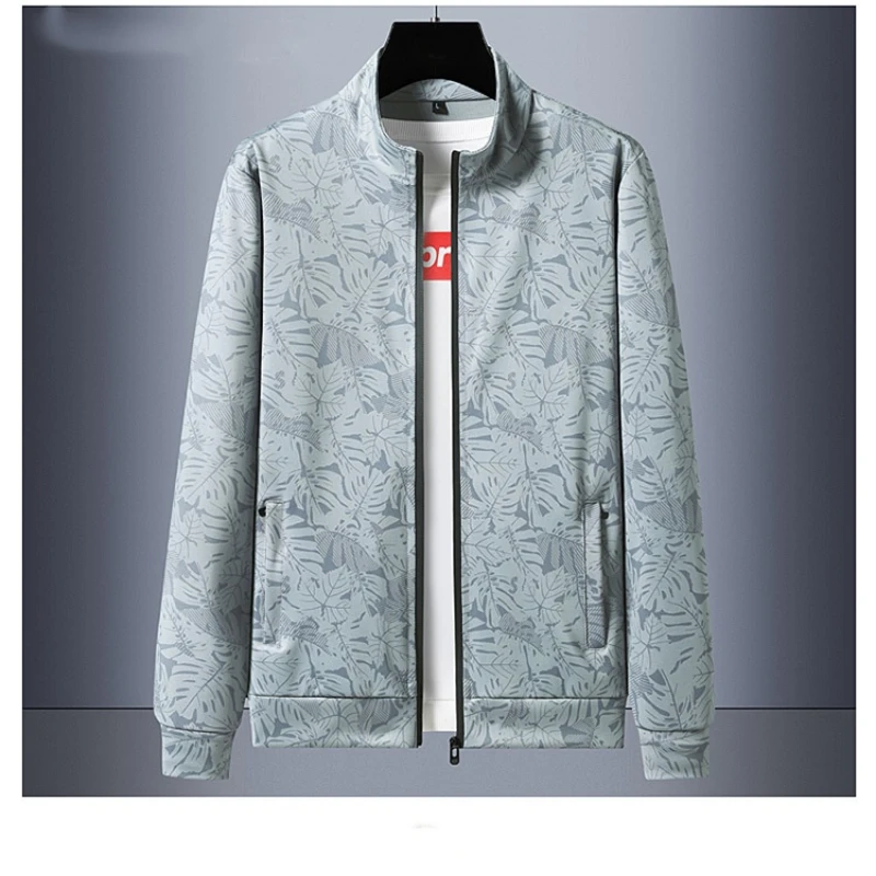 7XL Large Size Jacket Men's Coat Men's Sweater Spring And Autumn Cardigan