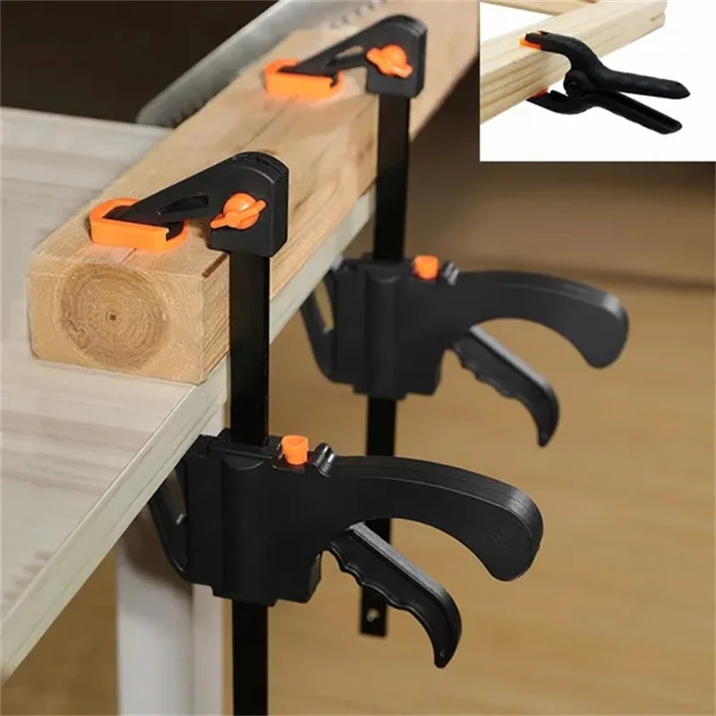 MiniMetalSecuringWoodworkingClampClipToolMultifunctionalManualAdjustableRatchetQuick