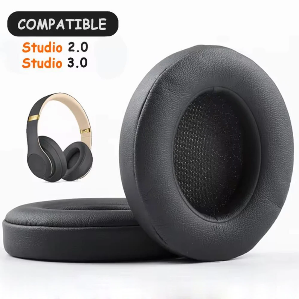 Earpads For Beat Studio 3 3.0 Ear Pads Studio3 Headphone Replacement Pads Studio2 Ear Cushions Earpads Headset Foam Pad