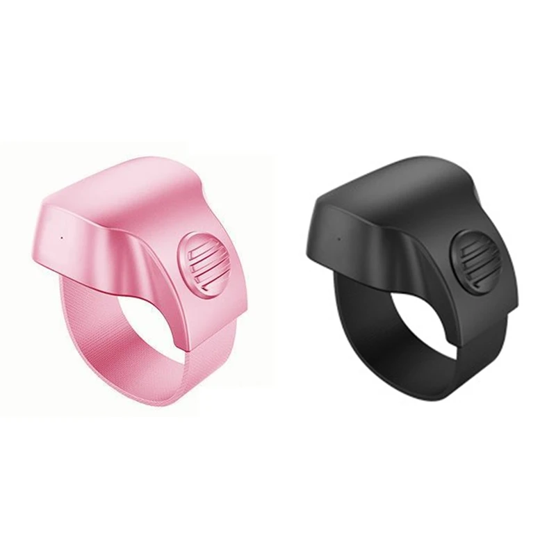 

1 Piece Phone Selfie Shutter Remote Control Ring Wireless Smart Remote Control Ring Mini Bluetooth 5.1 (Pink)