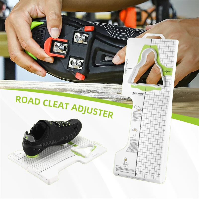WEST BIKING Bicycle Cleat Adjuster Lightweight Mountain Road Bike Pedal Adjustment Tool For SPD Road Cleat Bike Repair Tool