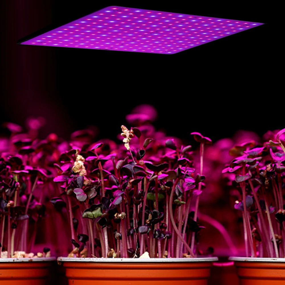 풀 스펙트럼 성장 라이트 레드 블루 LED 225 LED 성장 램프, 실내 원예 야채 재배 텐트용 풀 스펙트럼 식물 램프, 45W