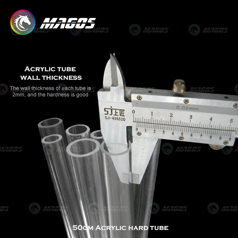 Tubi Acrilico Trasparenti DMiotech - 61mm X 65mm, 25cm Di Lunghezza, Perfetti Per Acquari, Sistemi Di Raffreddamento E Progetti Fai Da Te - Foto 6