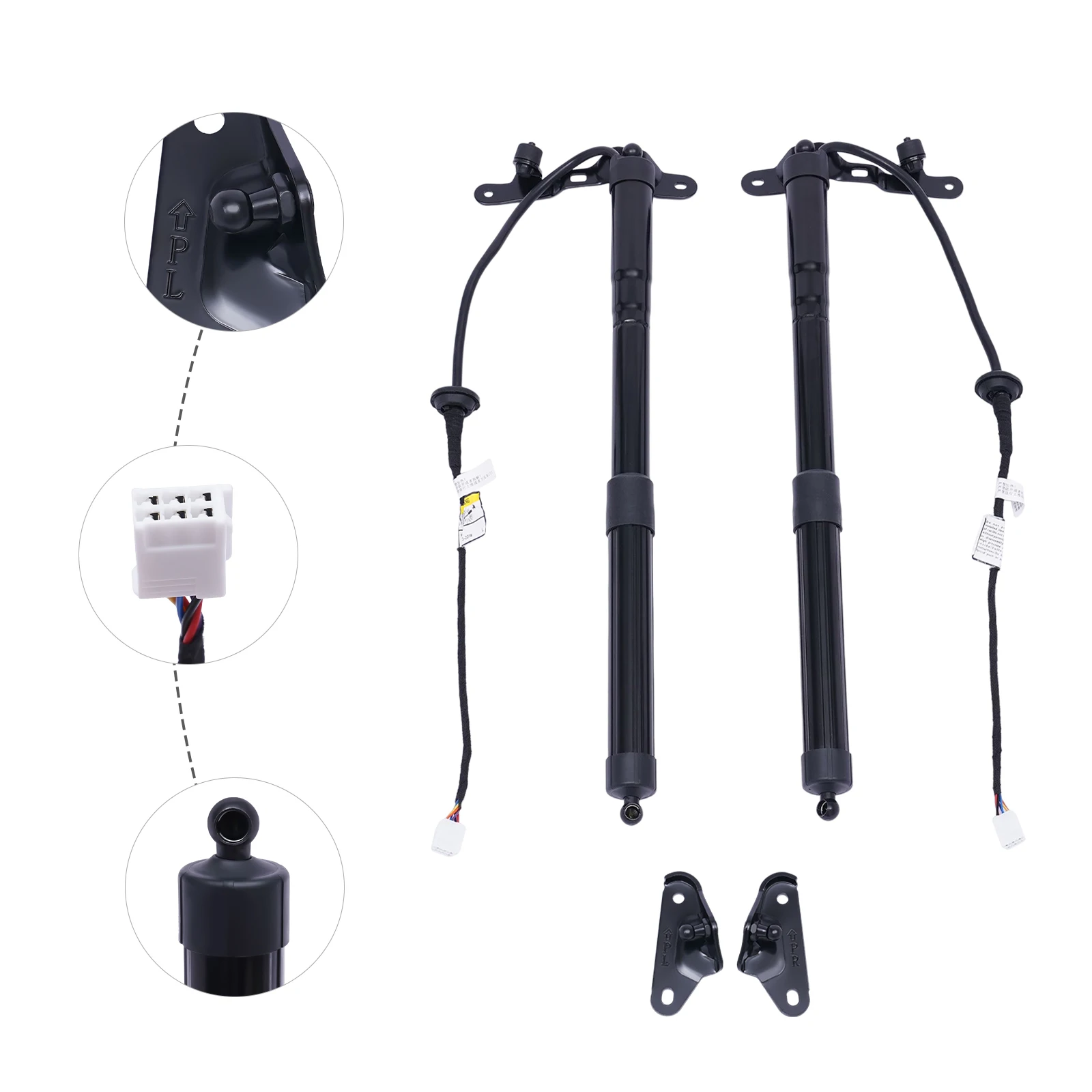 Pair of Electric Power Support Strut LH+RH High-Quality Rear Liftgate Trunk Bracket Durable Fits For 2013-2018 Toyota RAV4 NEW