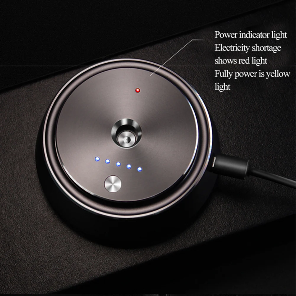 1 Pc Intelligent Auto Scents Aromas Machine Fragrance Diffusers Freshener Black-Metal For Homes Cars Offices Usb Power Supply