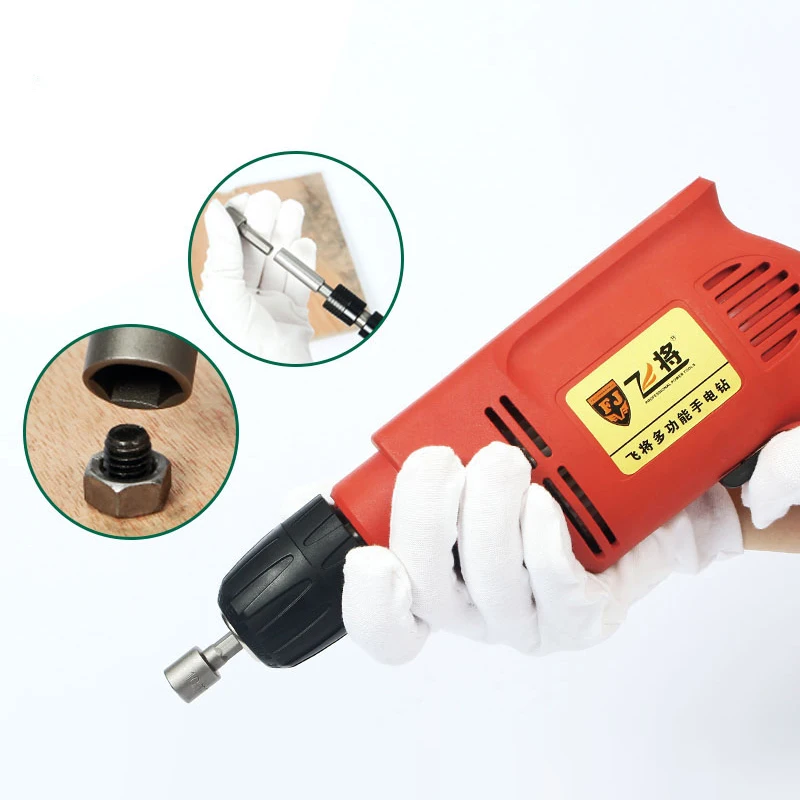 Mini Impact Hex Socket Hex Shank Screw Nut Driver Metric Inch Electric Screwdriver Drill Bit Adapter Tool 4mm-13mm 5/32-1/2 36mm