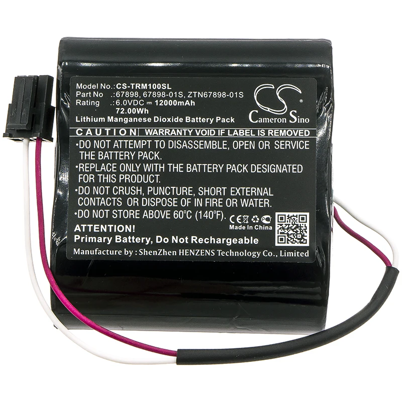 

Equipment, Survey, Test ZTN67898-01S 12000mAh Battery Trimble for FM1000 FmX AgGPS 67898-01S