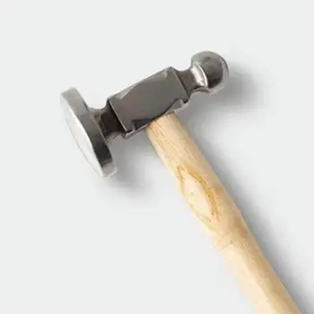 Martello da gioielliere a faccia tonda e piatta per progetti lavorazione dei metalli Pratico martello ergonomico da orafo per