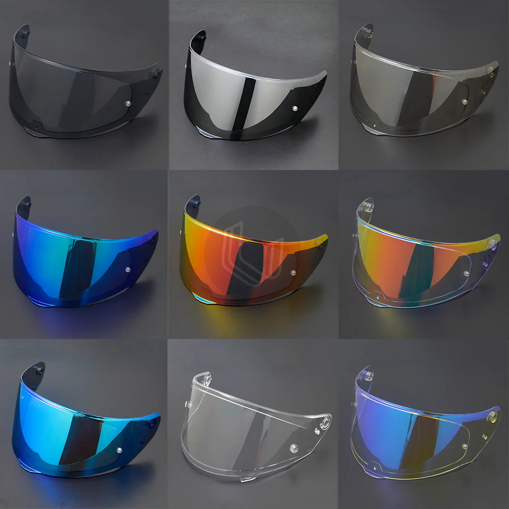 ff353 Helmet Visor For LS2 FF320 FF353 FF328 FF800 Motorcycle Helmet Visor goggles Clear plating silver red Replacement Lens